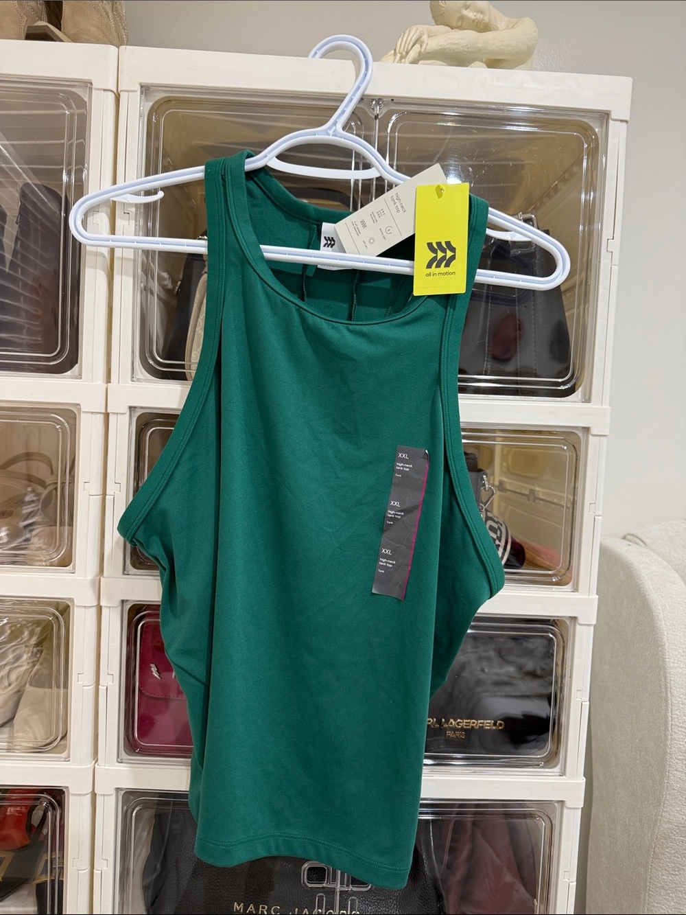 all in motion Emerald Green High-Neck Athletic Tank